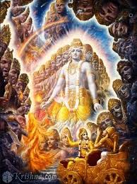 Lord Krishna revealed Vishwaroop Darshan to Arjuna described in Bhagavad Geeta