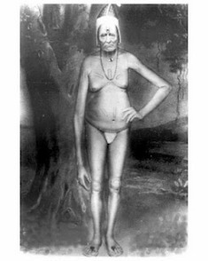 Ajanubahu (whose arms reach the knees) Swami Samarth painting