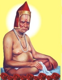 Swami samarth photo with cap over head